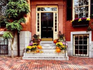 Home with high curb appeal thanks to beautiful landscaping